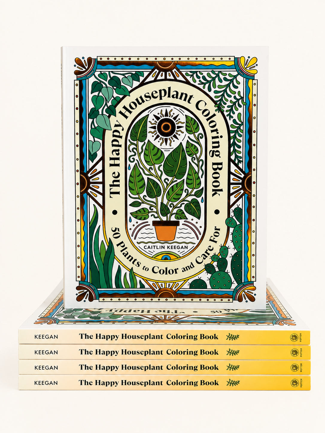 The Happy Houseplant Coloring Book