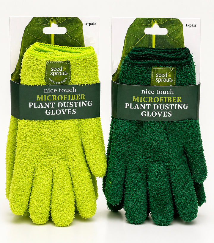 Microfiber Plant Dusting Gloves